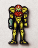 Samus Aran Super Metriod Pin