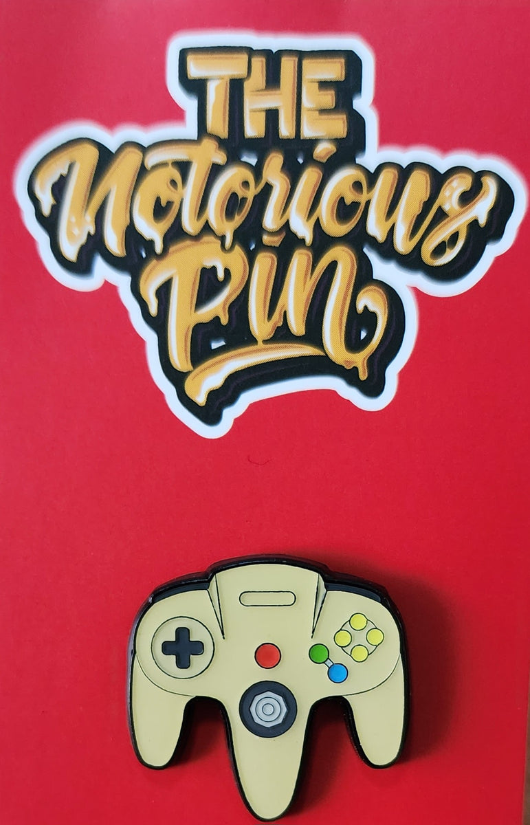 color N64 controller set free black N64 exclusive pin! – The