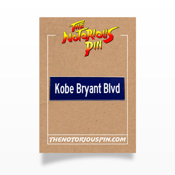 Kobe Bryant Blvd Pin
