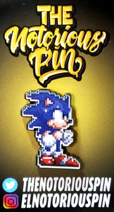 The Blue Hedgehog pin
