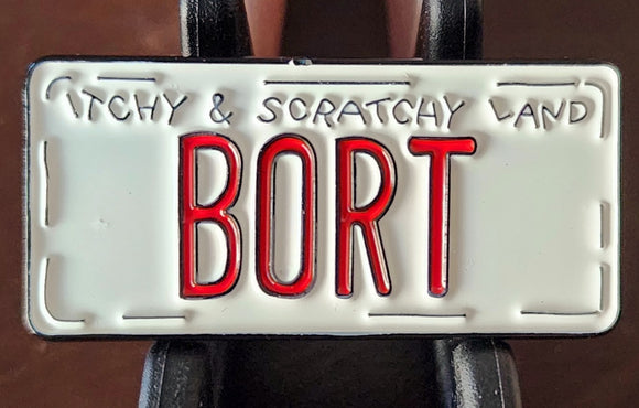 Bort license plate