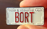 Bort license plate