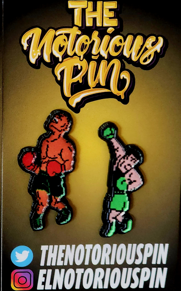 Punch-Out Pin Set #1 (Little Mac Punching Iron Mike)